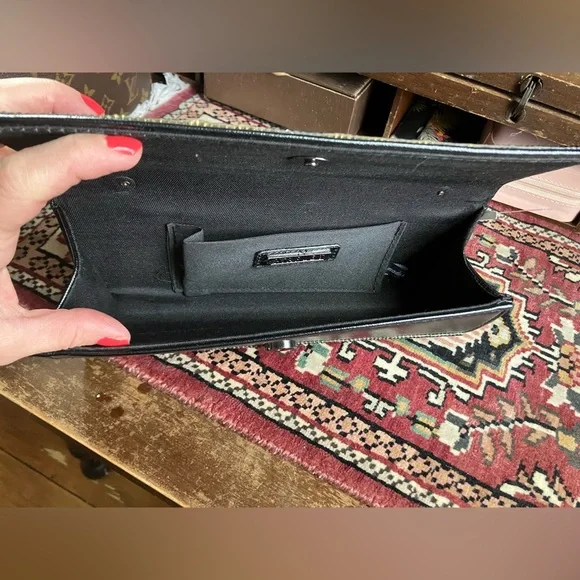 Like New Starlit black sequence clutch - Picture 5 of 8